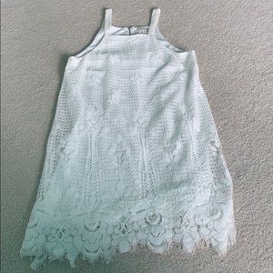Summery White Lace Francesca’s Dress